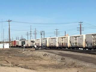 One hospitalized after car vs. train accident