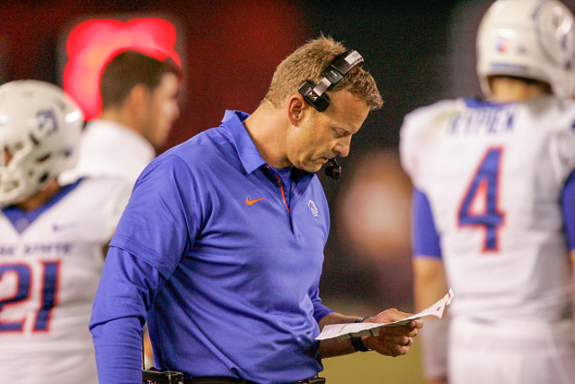 BSU coaching staff hyping up the game with Nevada