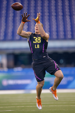 NFL Combine was buzzing for Leighton Vander Esch