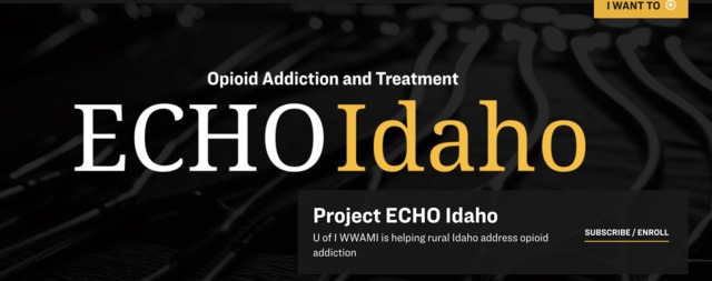 University of Idaho tackles opioid addiction through ECHO program
